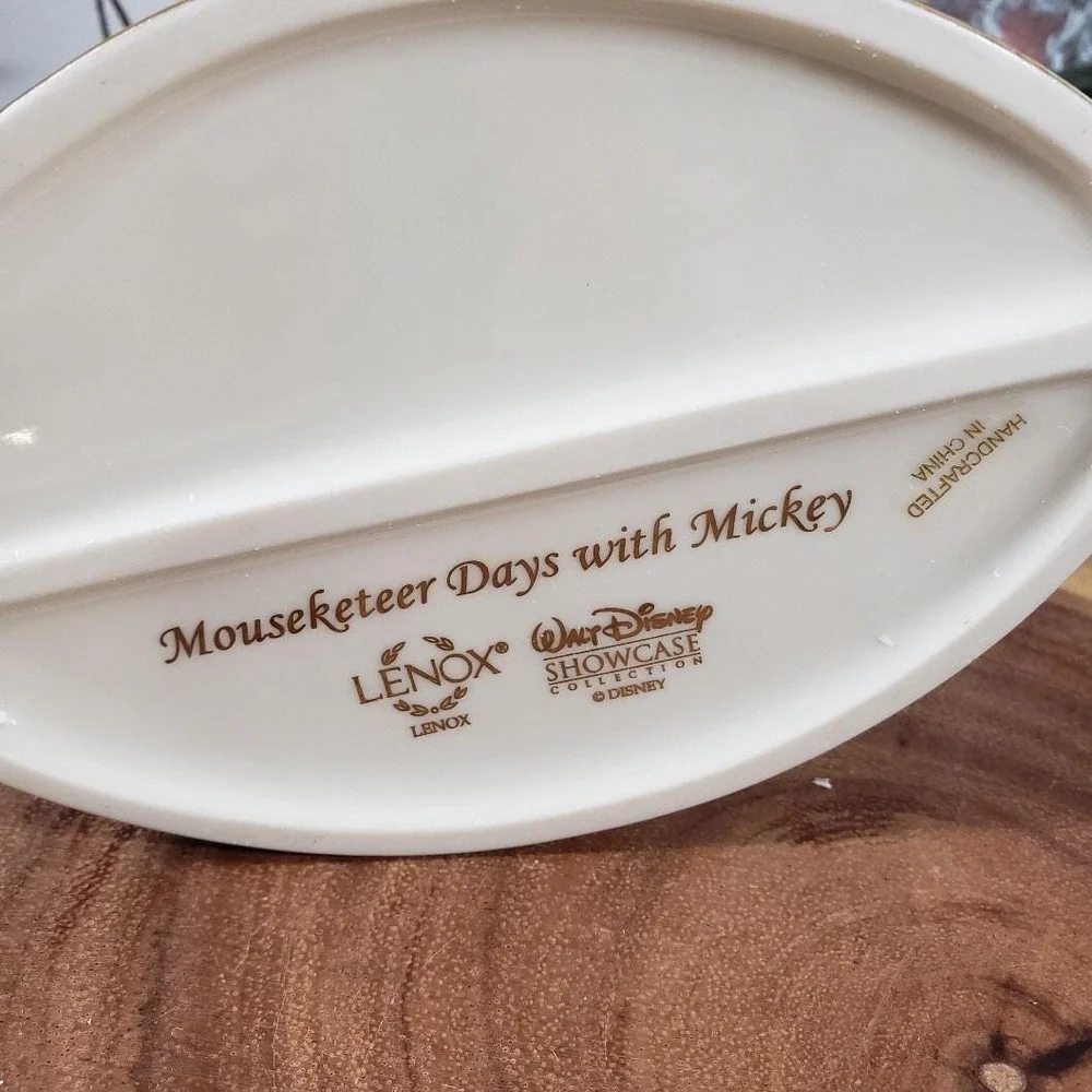 Lenox Mouseketeer Days with Mickey Accented with 24‎ Karat Gold COA by Lenox VP